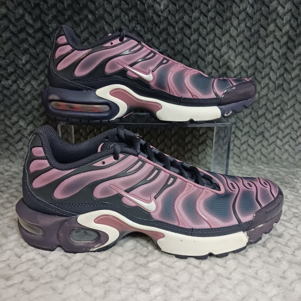 Nike Air Max Plus GS Gridiron Grey Women's Running Sneakers Shoes Sz 7Y Wmns 8.5